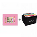 Kit Colorir Bobbie Goods + Canetinhas | Ilha da Brincadeira