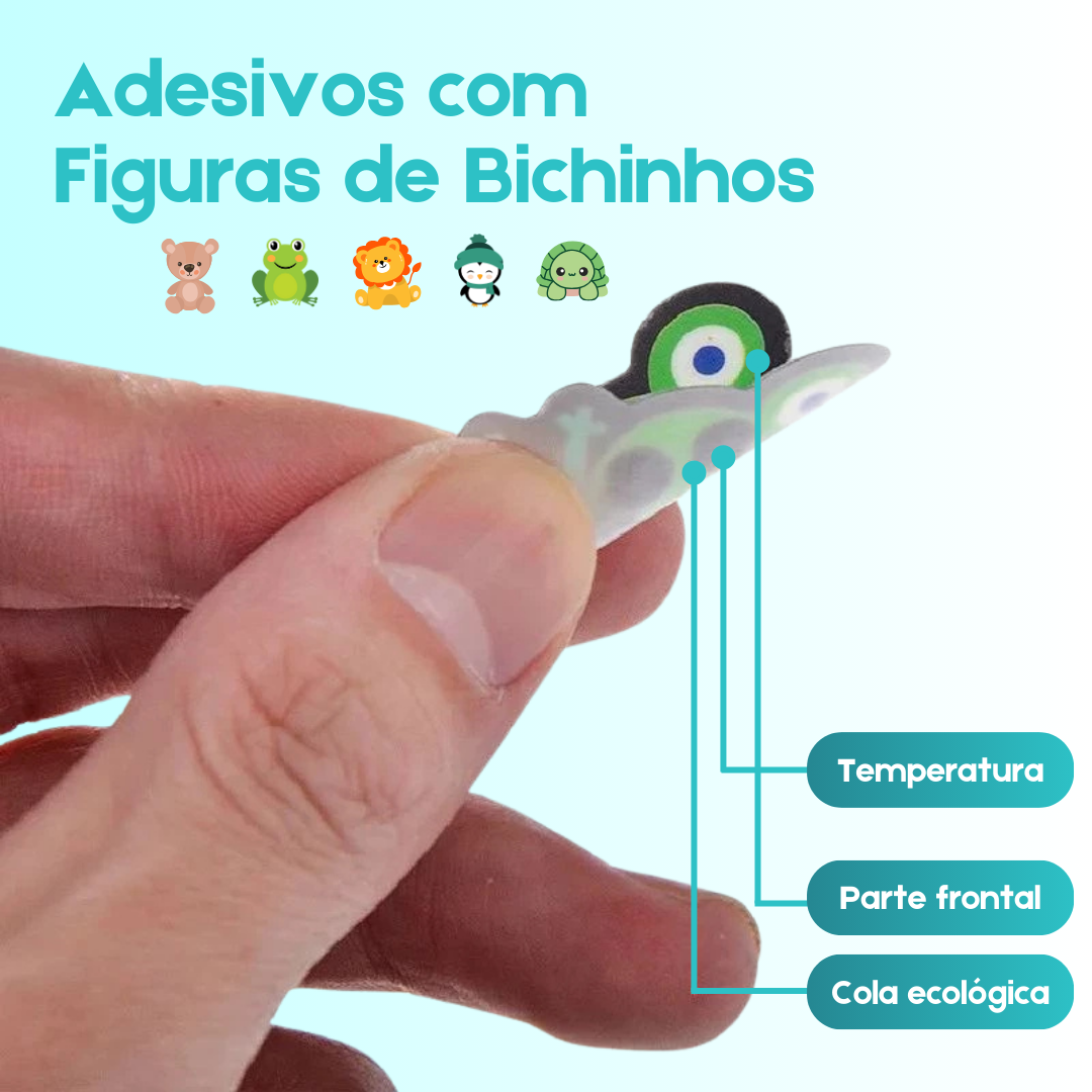 Termômetro Adesivo Infantil Baby Fun