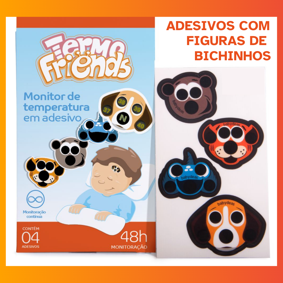 Termômetro Adesivo Infantil Baby Fun