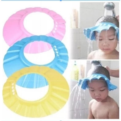 Chapéu Protetor de Banho BabyCare – Mais Conforto e Proteção na Hora do Banho!
