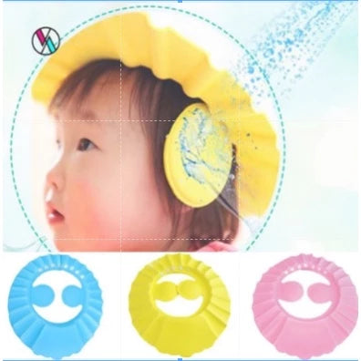 Chapéu Protetor de Banho BabyCare – Mais Conforto e Proteção na Hora do Banho!