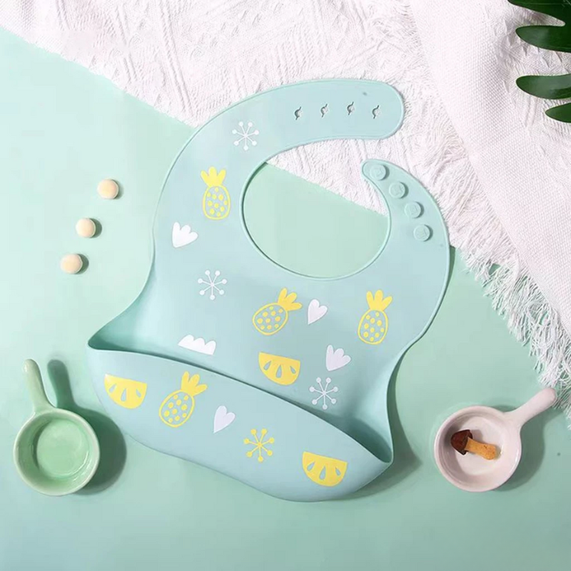 Babador Silicone Impermeável – Cata Migalhas Colorido | Ilha da Brincadeira