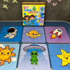 Kit 6 Quebra-Cabeças MDF Infantil – 4 Peças Cada | Ilha da Brincadeira