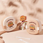 Marmita Infantil 3 Divisórias – Vedada e Portátil | Ilha da Brincadeira