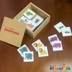 Jogo da Memória MDF – 20 Pares Educativos | Ilha da Brincadeira
