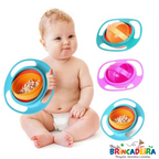 Prato Infantil 360° Antivazamento – Seguro e Divertido | Ilha da Brincadeira
