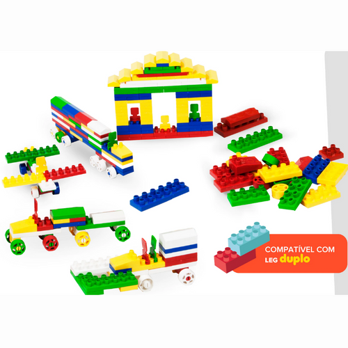 Blocos de Montar com 1000 Peças – Criativo e Educativo | Ilha da Brincadeira