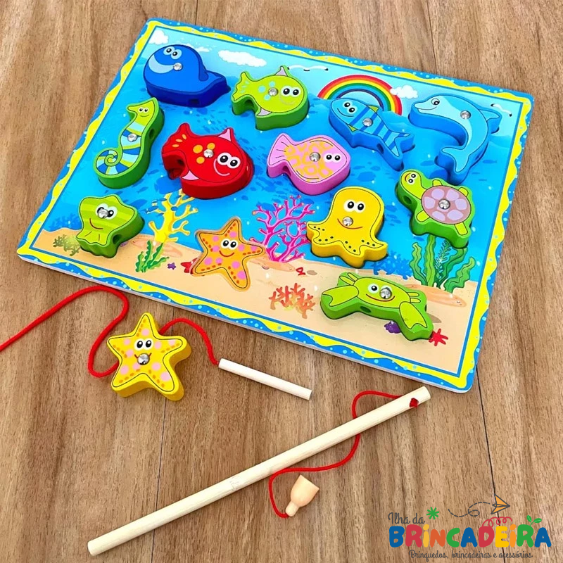 Pescaria Magnética Infantil | Ilha da Brincadeira