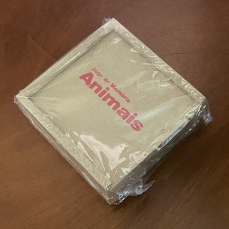 Jogo da Memória MDF – 20 Pares Educativos | Ilha da Brincadeira