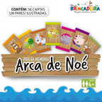 Jogo da Memória Arca de Noé – 56 Cartas | Ilha da Brincadeira