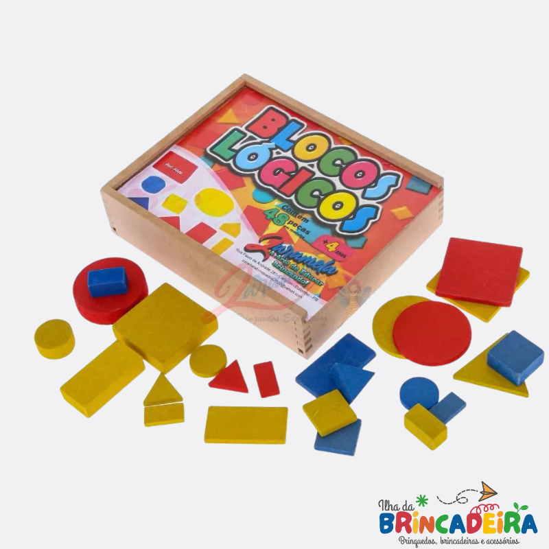 Blocos Lógicos educativo | Ilha da Brincadeira