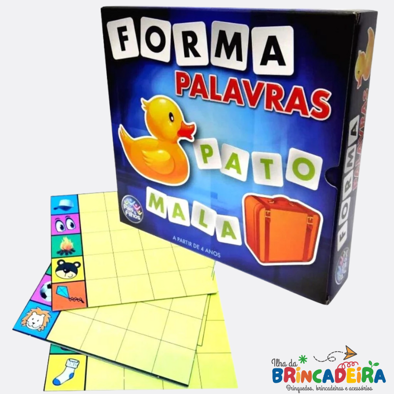 Jogo Forma Palavras | Ilha da Brincadeira