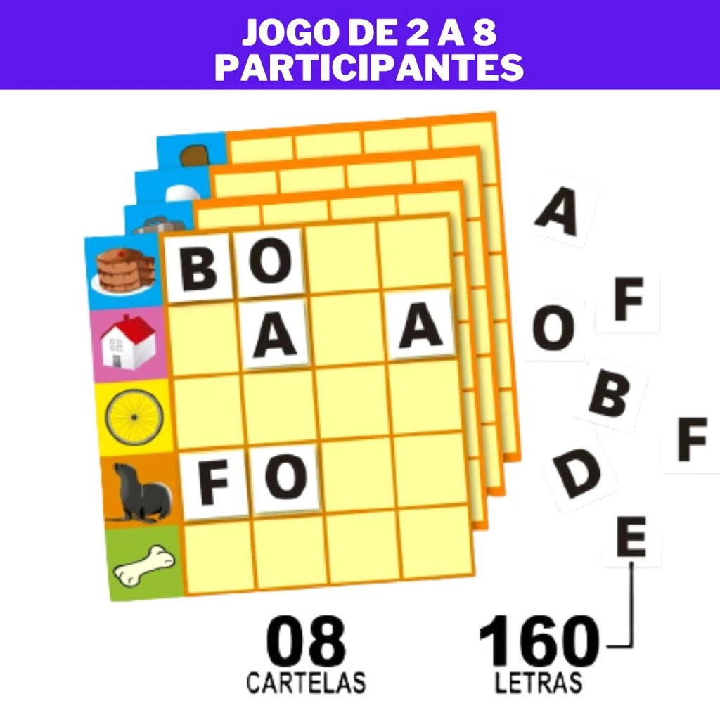 Jogo Forma Palavras | Ilha da Brincadeira