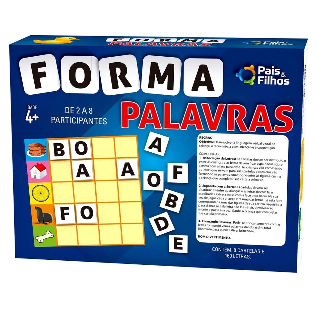 Jogo Forma Palavras | Ilha da Brincadeira