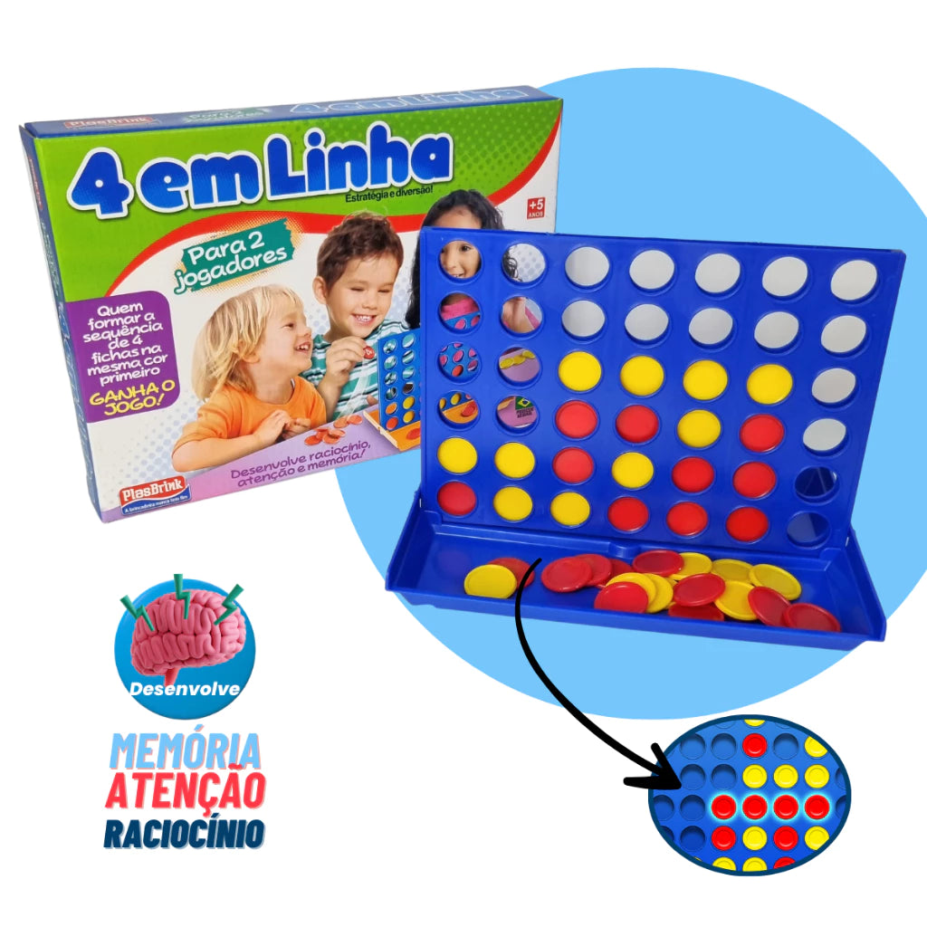 Jogo 4 em Linha | Ilha da Brincadeira