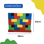 Tetris de Madeira Educativo – Ilha da Brincadeira