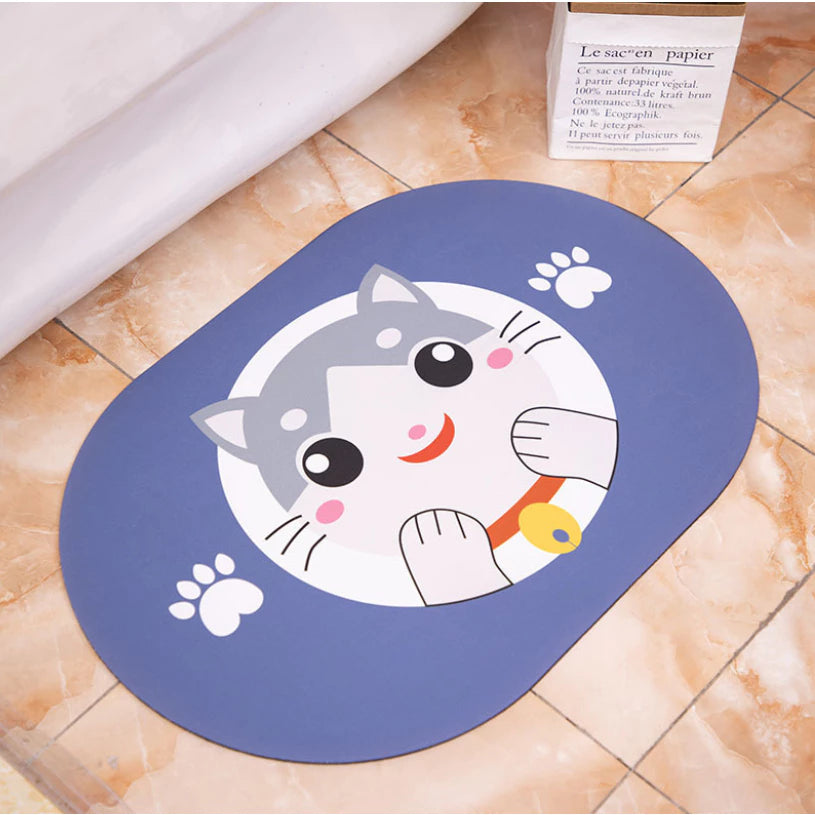 Kit 2 tapetes de banho antiderrapante | Ilha da Brincadeira