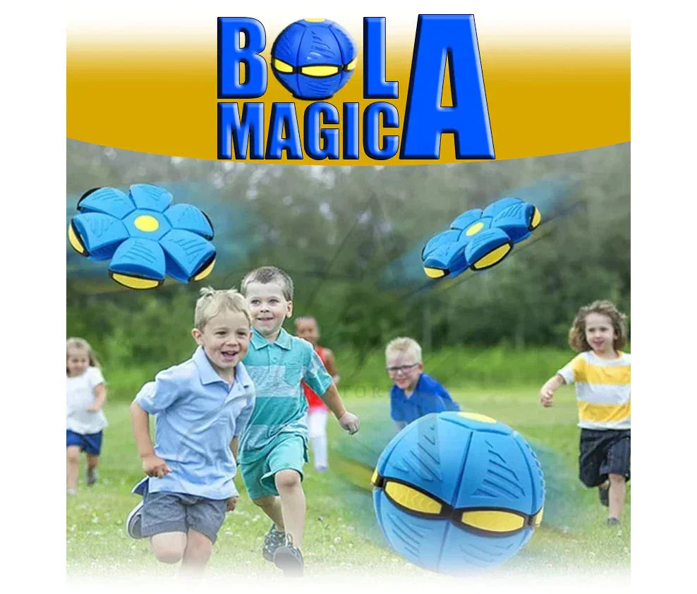 Bola Mágica Voadora com LED – Transformação em Disco Voador!