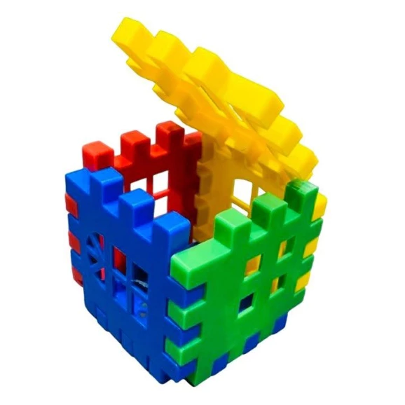 Kit Blocos de Montar – 160 Peças Educativas | Ilha da Brincadeira