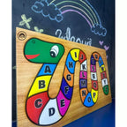 Tabuleiro da Minhoca Letras e Números | Ilha da Brincadeira