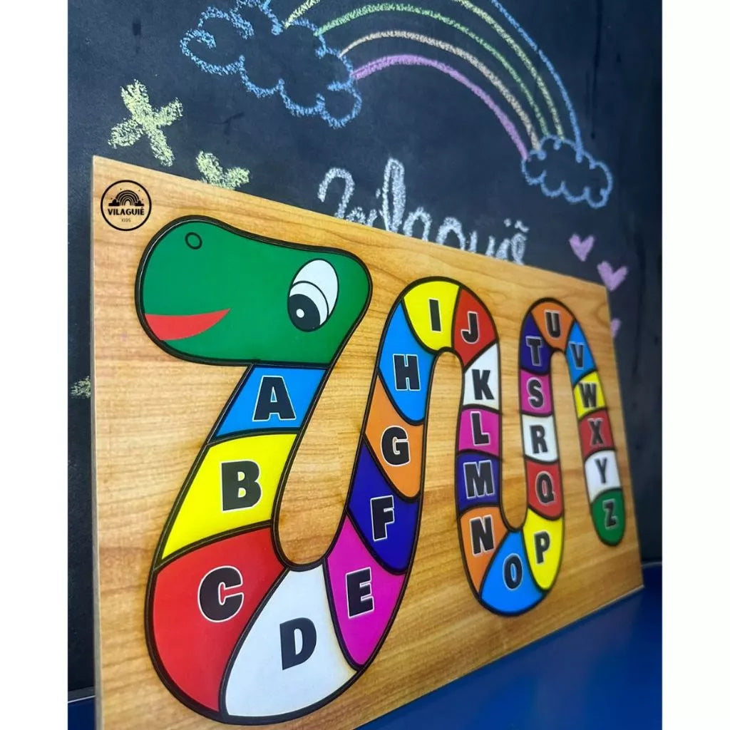 Tabuleiro da Minhoca Letras e Números | Ilha da Brincadeira