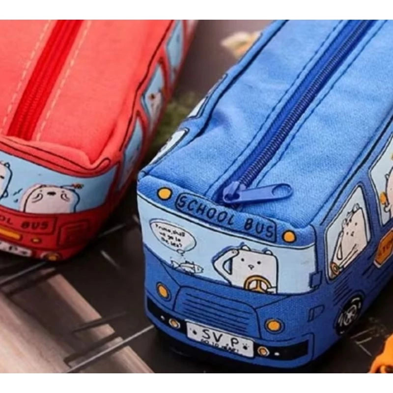 Estojo Infantil Ônibusinho Escolar