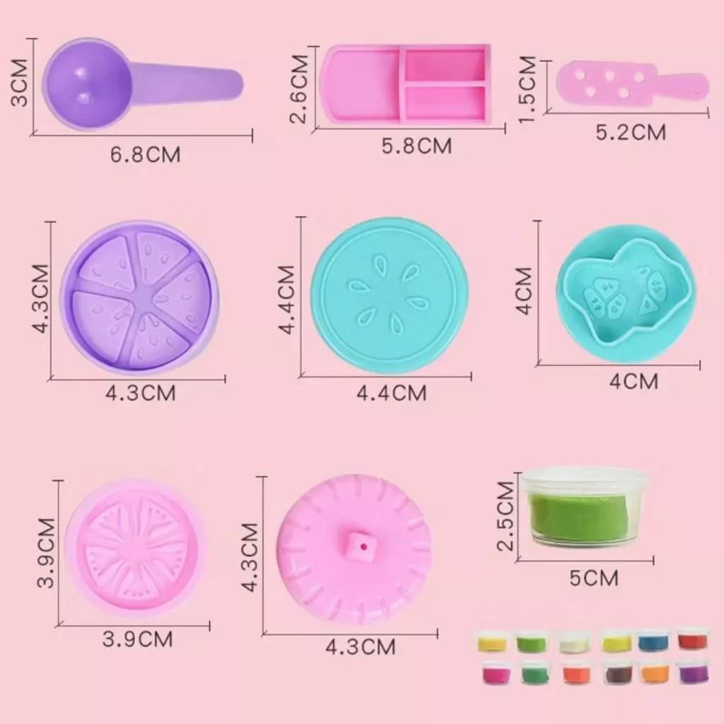 Kit Massinha Infantil Culinária – 3 Temas Divertidos | Ilha da Brincadeira