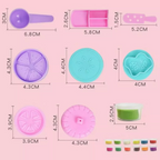 Kit Massinha Infantil Culinária – 3 Temas Divertidos | Ilha da Brincadeira