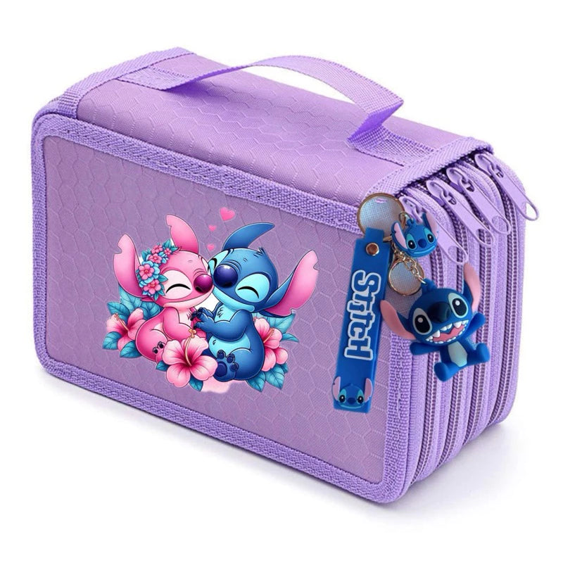 Estojo Escolar Lilo & Stitch - Organização e Diversão na Rotina Escolar