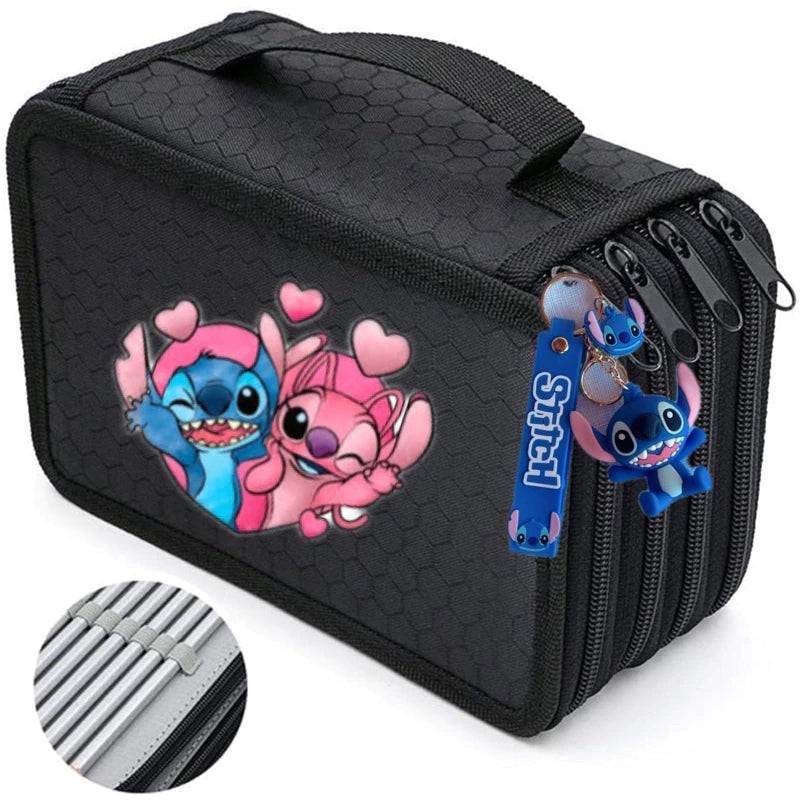 Estojo Escolar Lilo & Stitch - Organização e Diversão na Rotina Escolar