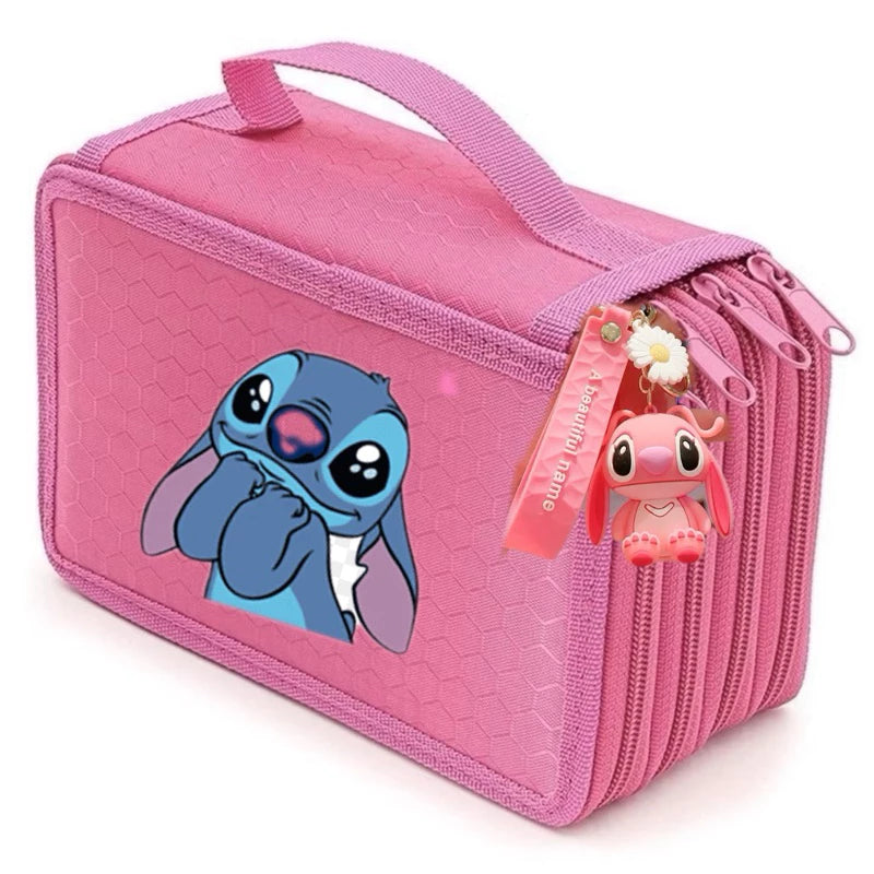 Estojo Escolar Lilo & Stitch - Organização e Diversão na Rotina Escolar