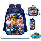 Kit 3 em 1 dos Heróis: Mochila + Lancheira + Estojo