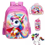 Kit 3 em 1 dos Heróis: Mochila + Lancheira + Estojo