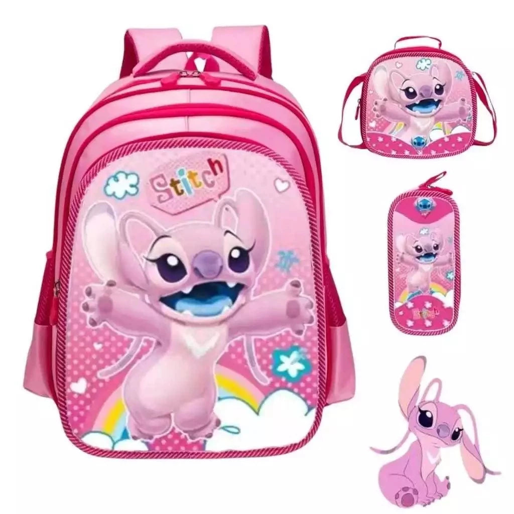 Kit 3 em 1 dos Heróis: Mochila + Lancheira + Estojo