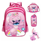 Kit 3 em 1 dos Heróis: Mochila + Lancheira + Estojo