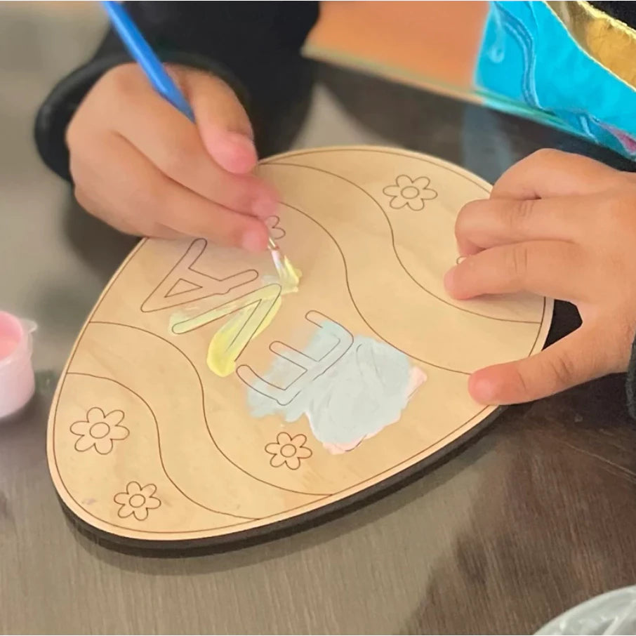 🐰 Ovo de Páscoa para Pintar com Nome Personalizado