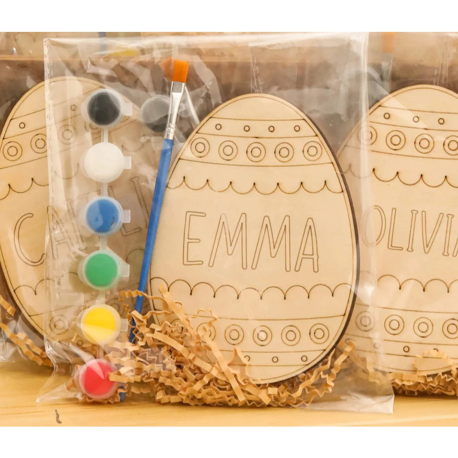 🐰 Ovo de Páscoa para Pintar com Nome Personalizado