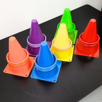 Kit Cones com Argolas – Jogo Sensorial e Educativo | Ilha da Brincadeira
