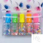 KIT 5 Caneta Marca-texto Cores Divertidas