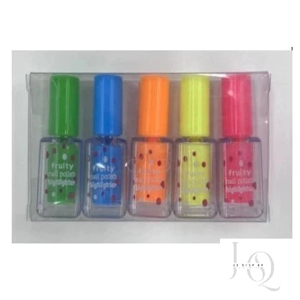 KIT 5 Caneta Marca-texto Cores Divertidas