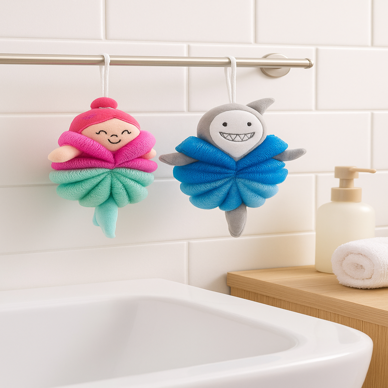 Esponja para banho amigos marinhos BUBA | Ilha da Brincadeira