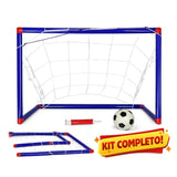 Kit Golzinho com Trave + Bola + Bomba
