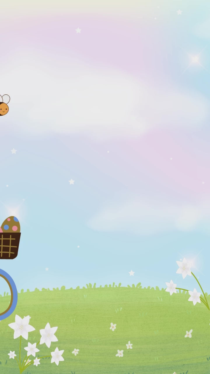 🐰 Kit Caça aos Ovos com 110 Adesivos de Patinhas de Coelho