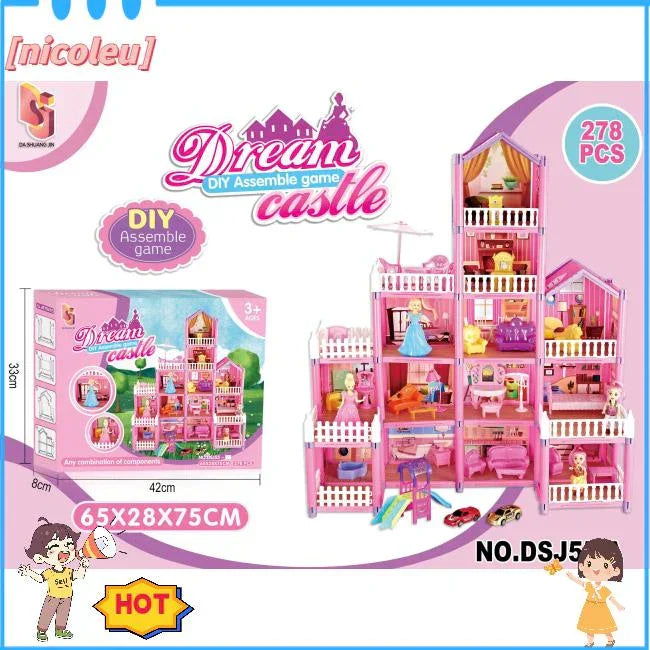 Casa de Bonecas de Montar – Imaginação e Diversão em Cada Detalhe!