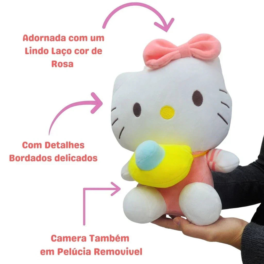 Pelúcia Hipoalergênica Hello Kitty – Maciez e Carinho em Cada Detalhe!