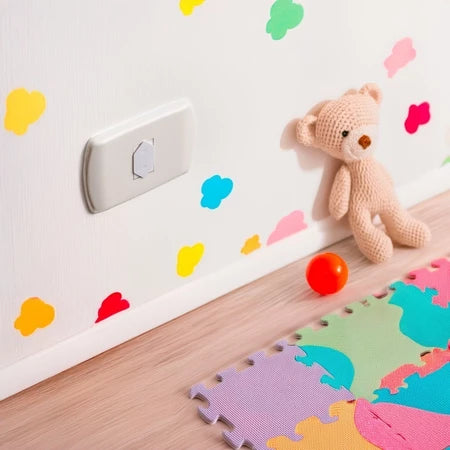 Kit 20 protetor de tomadas | Ilha da Brincadeira