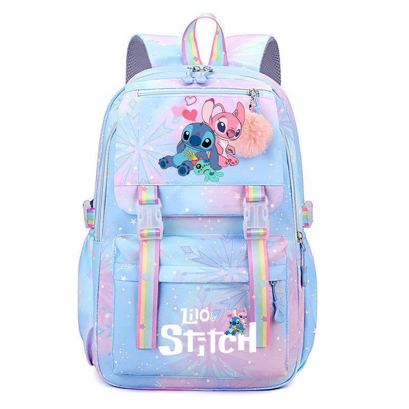 Mochila Infantil Lilo & Stitch - Impermeável